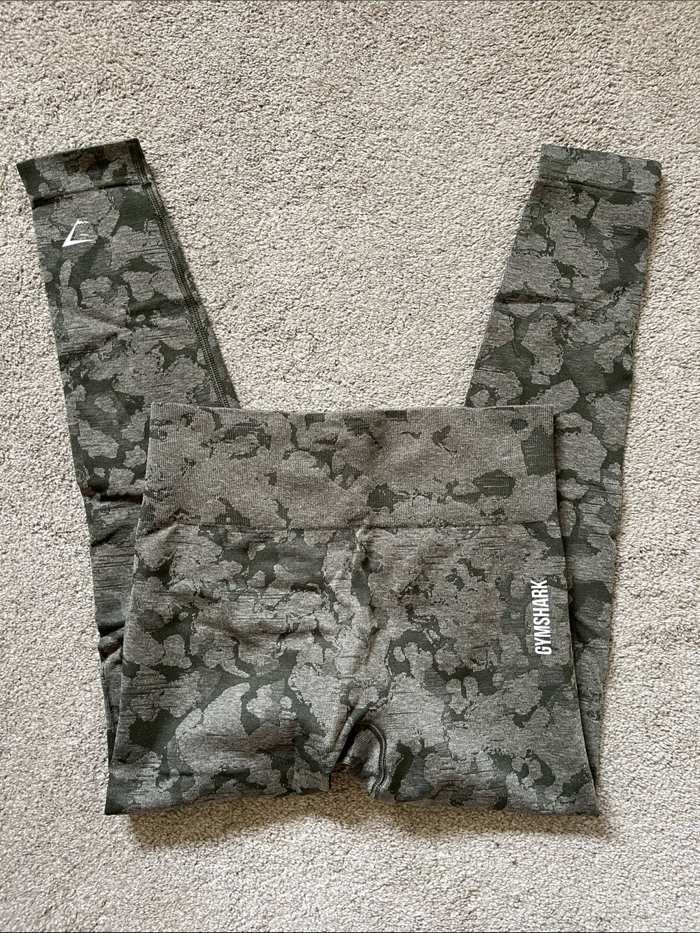 Women’s Green Camo Gymshark Leggings